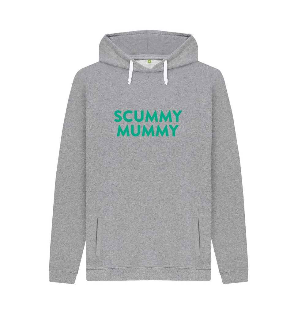 Light Heather Turquoise SCUMMY MUMMY Hoodie