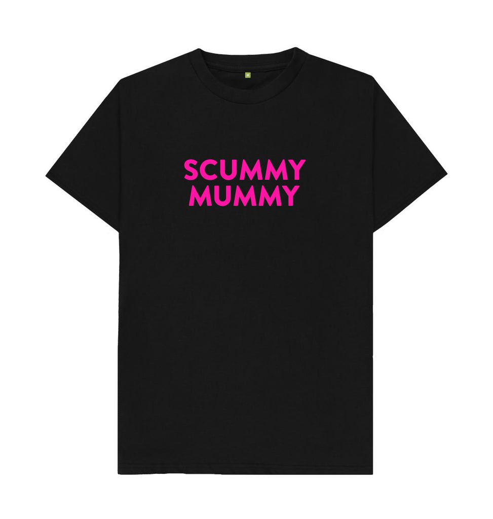 Black Pink SCUMMY MUMMY T-shirt