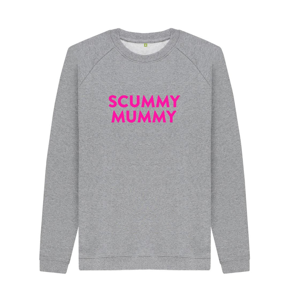 Light Heather Pink SCUMMY MUMMY Sweatshirt