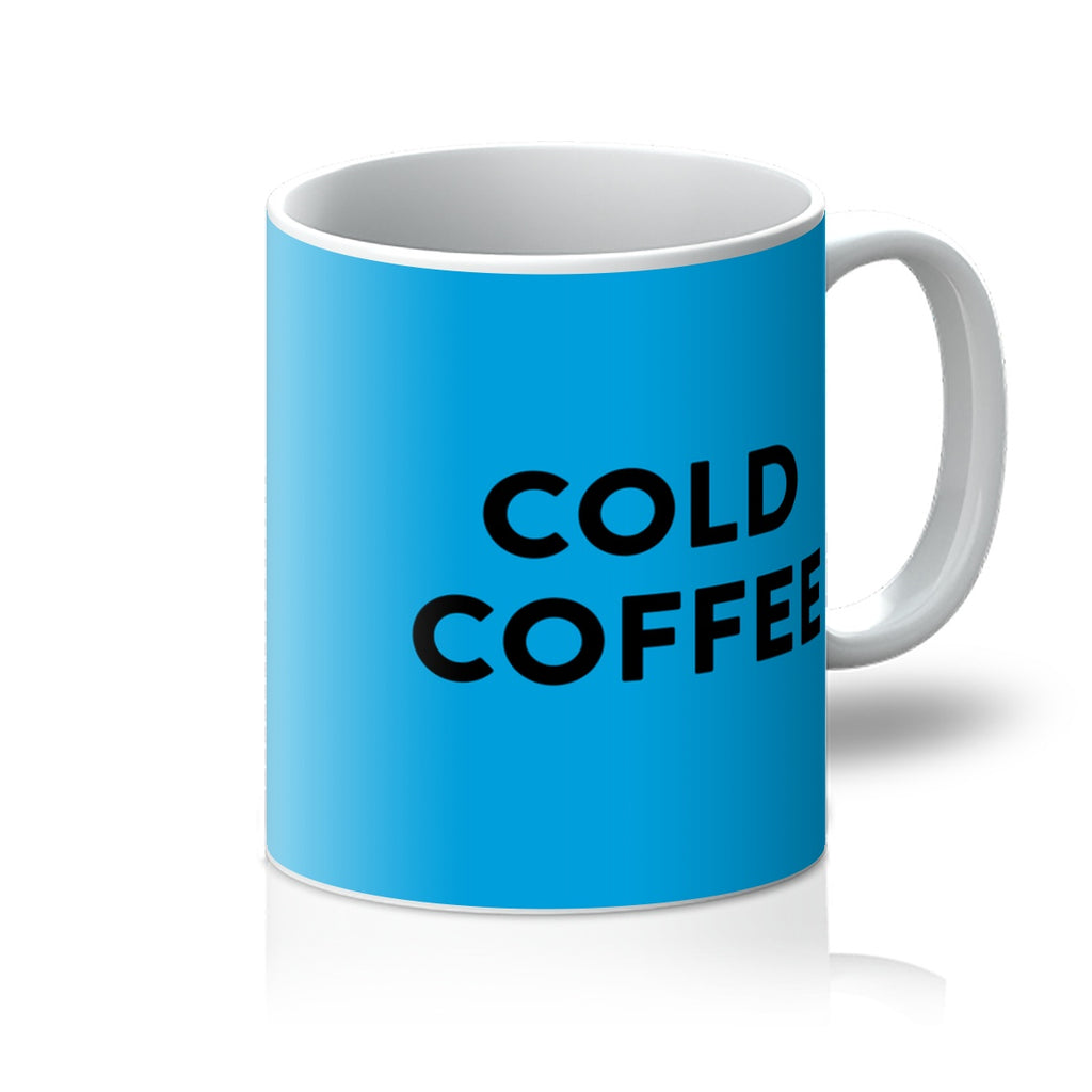 Blue Cold Coffee Mug