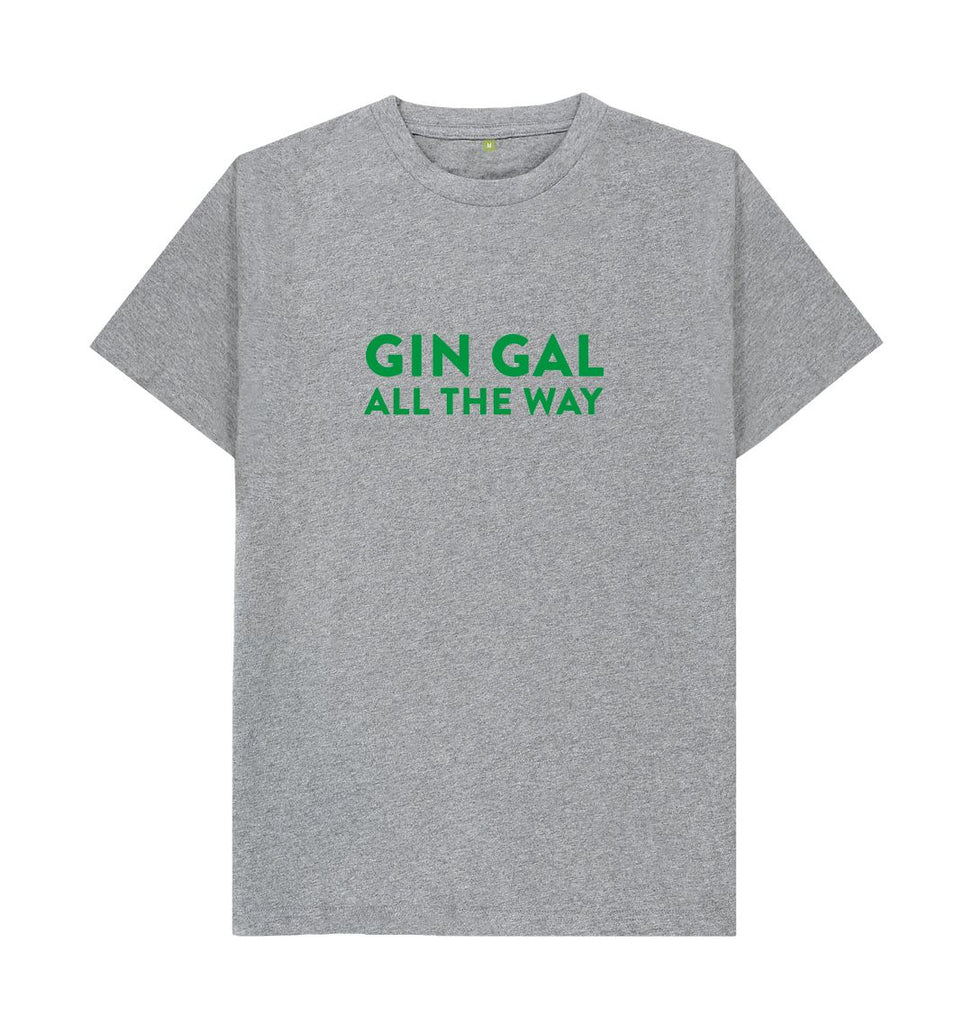 Athletic Grey GIN GAL ALL THE WAY Green T-shirt