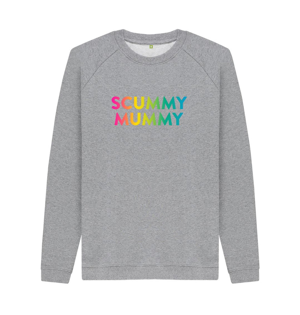 Light Heather Rainbow Scummy Mummy Sweatshirt