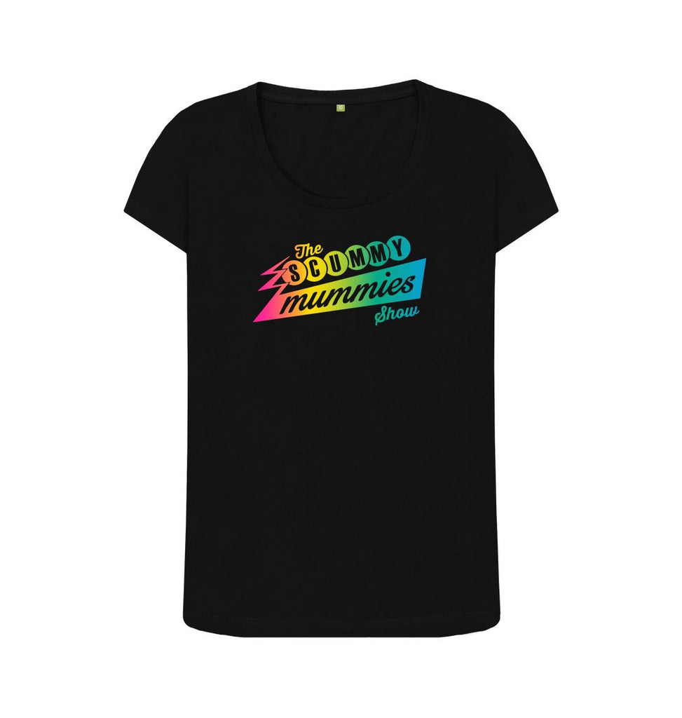 Black Rainbow SCUMMY SCUMMIES Show Scoop Neck T-shirt