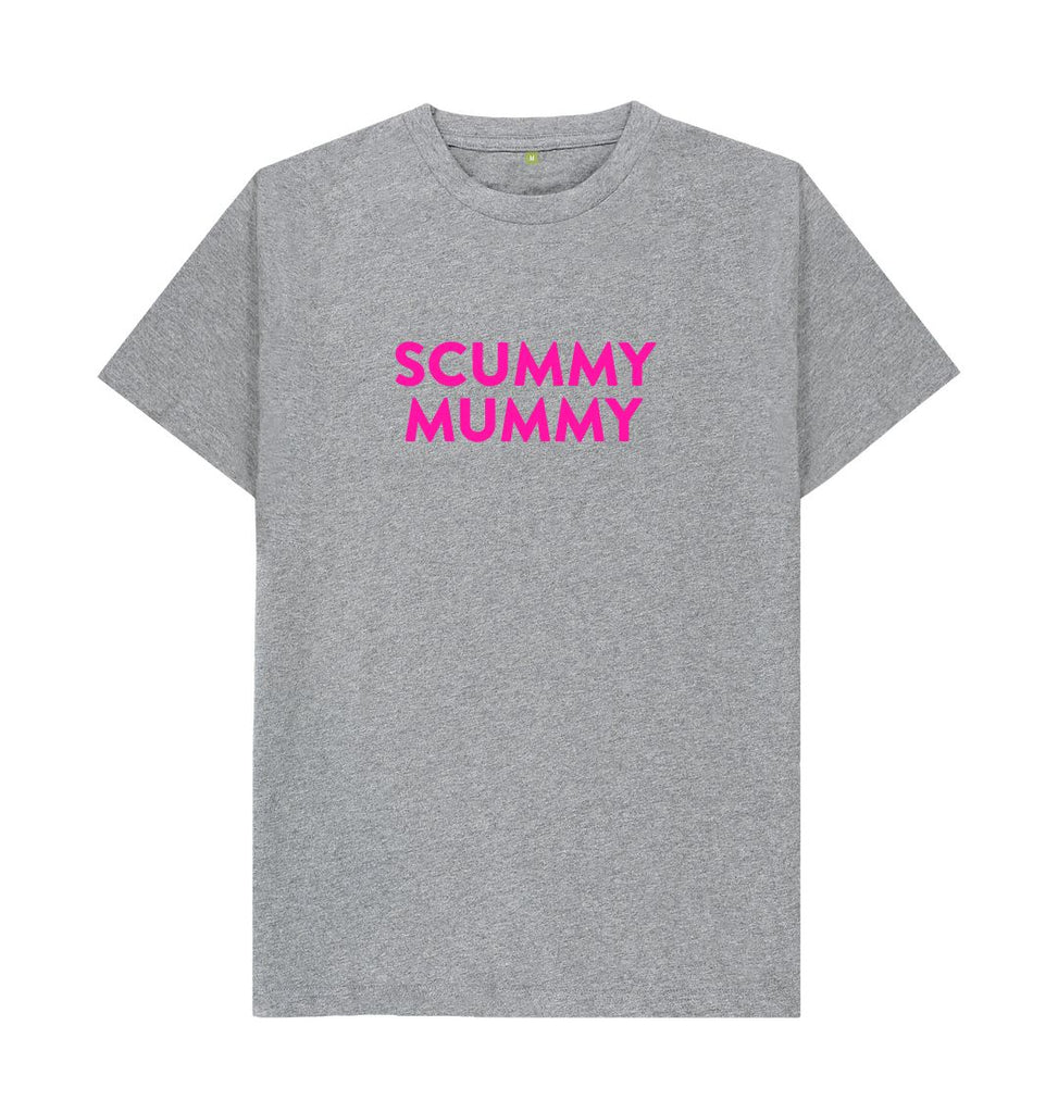 Athletic Grey Pink SCUMMY MUMMY T-shirt