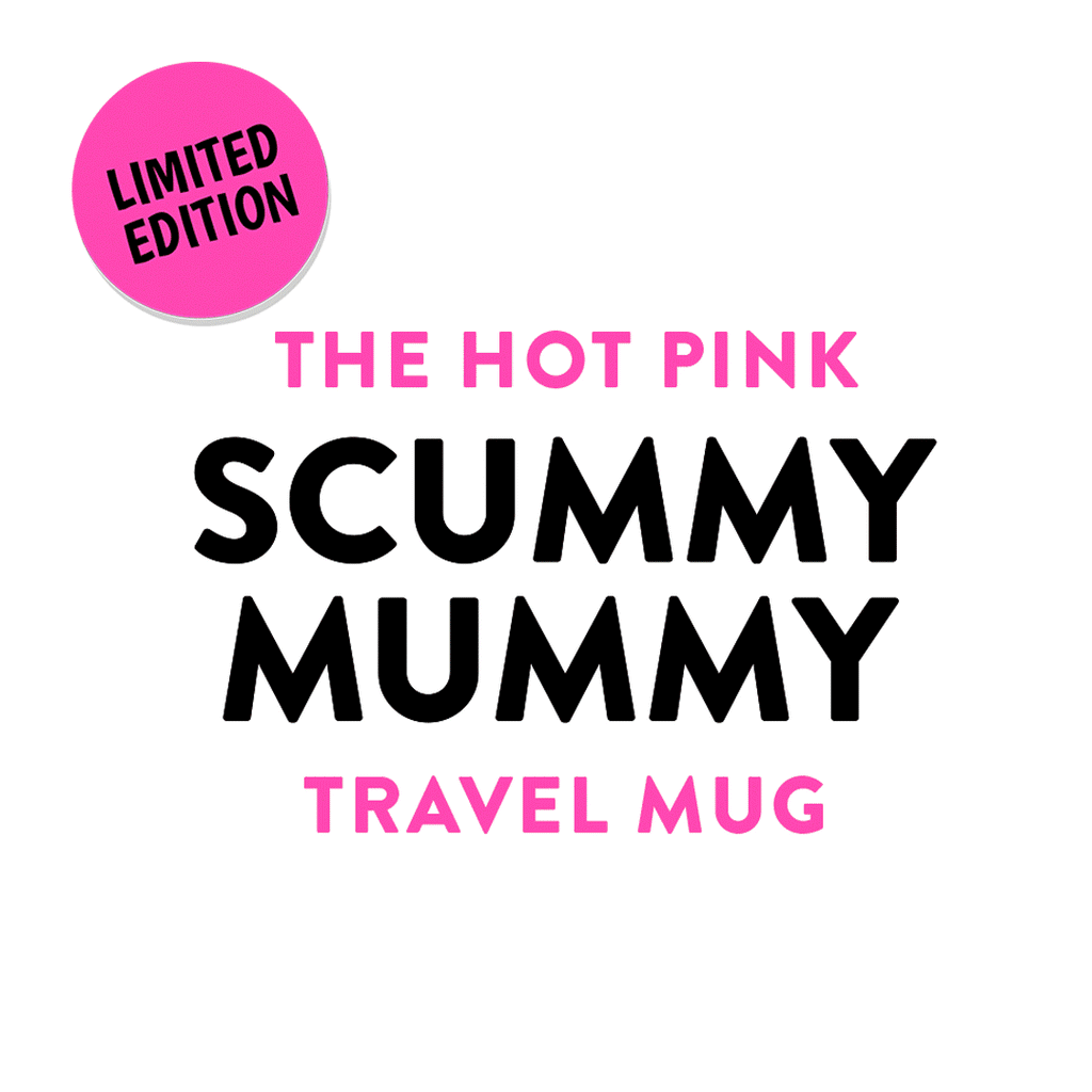 LIMITED EDITION Hot Pink Scummy Mummy Travel Mug