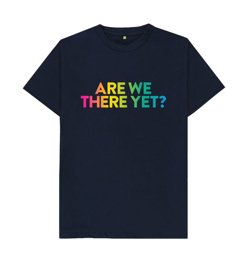 Navy Blue ARE WE THERE YET? T-shirt