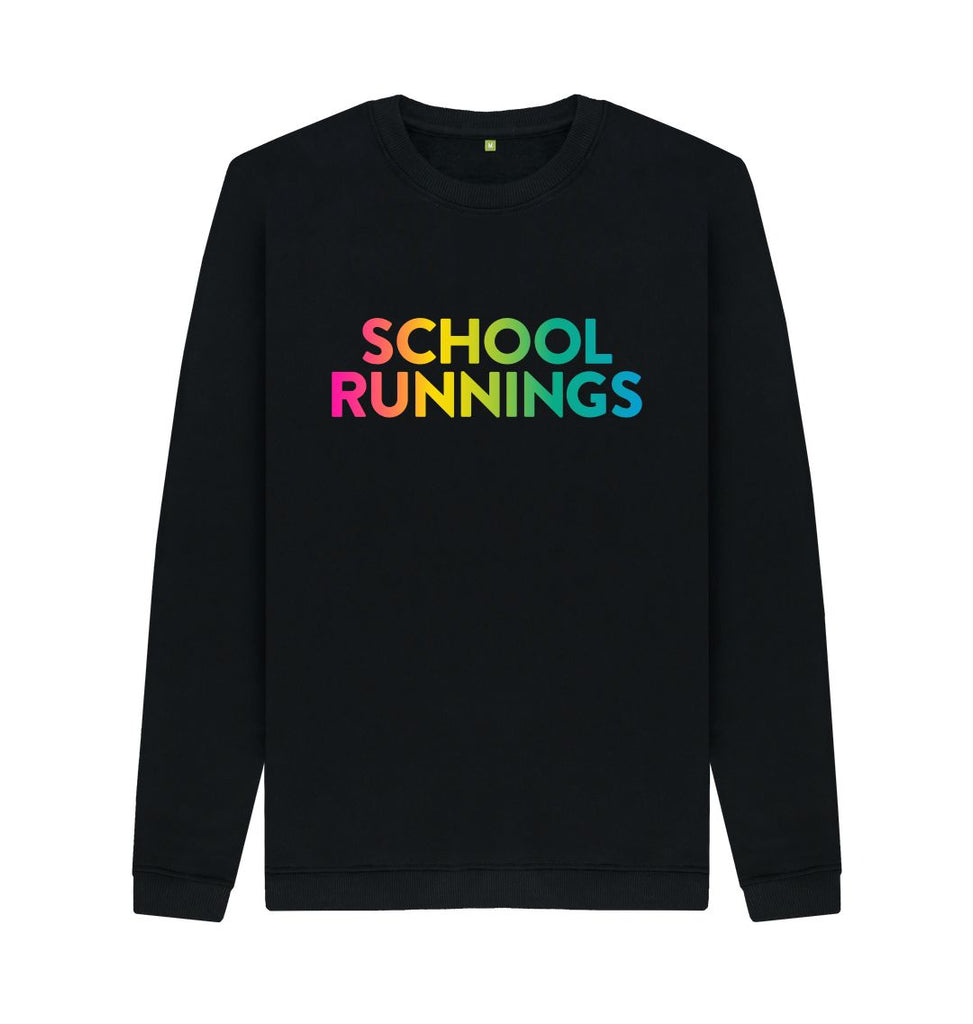 Black SCHOOL RUNNINGS Sweatshirt