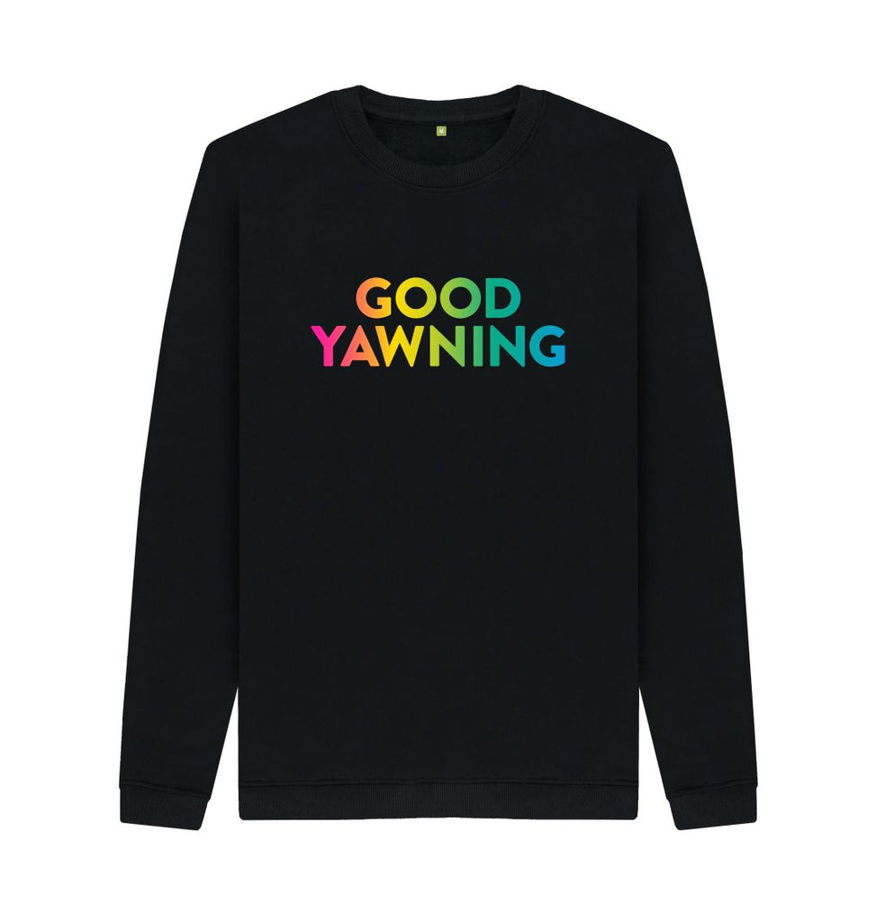 Black GOOD YAWNING Sweatshirt